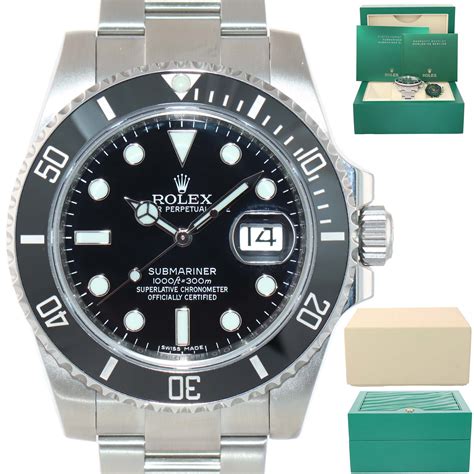 silver black rolex submariner|rolex submariner date 116610.